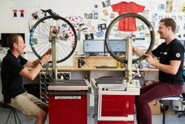 A wheel won’t leave the Wheelworks workshop unless it true to within one-tenth of a millimetre.