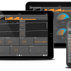 One of the innovative features of the WhisperDrive Smart trainer is a USB outlet - power your device as you pedal!