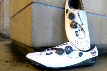 We've found Finish Line Dry Lube to be a reliable, hard-wearing and efficient chain lubricant - small 120ml bottles are available from most local bike stores.