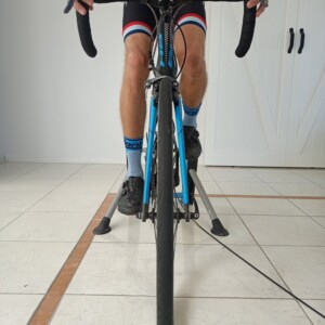 We've found Finish Line Dry Lube to be a reliable, hard-wearing and efficient chain lubricant - small 120ml bottles are available from most local bike stores.