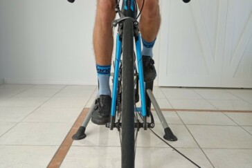 We've found Finish Line Dry Lube to be a reliable, hard-wearing and efficient chain lubricant - small 120ml bottles are available from most local bike stores.