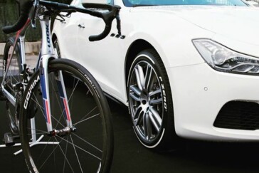 We've found Finish Line Dry Lube to be a reliable, hard-wearing and efficient chain lubricant - small 120ml bottles are available from most local bike stores.