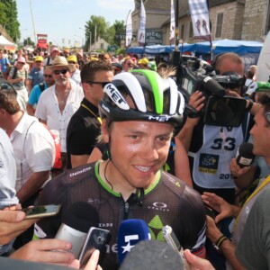 Marcel Kittel: Thrilled with his third sprint win of the 2017 Tour de France. Image: Nat Bromhead