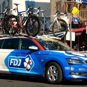 Mavic Neutral Service - Skoda Octavia. Mavic also use Skoda Superbs and 250cc Motor Scooters.