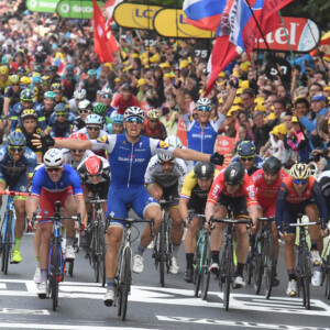 Aussie rider Michael 'Bling' Mathews in action during the slippery and wet Dusseldorf TT. Image: Sirotti.