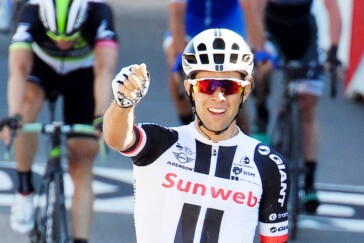 It was Matthews second Tour de France stage win having also enjoyed success at the 2016 event. Image: Sirotti.