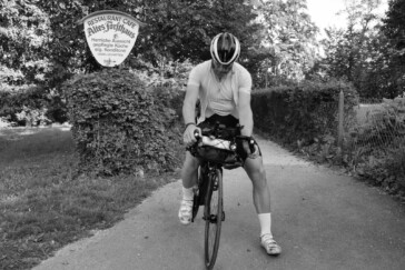 Sydney-based ultra-endurance rider Mike Israel says he will continue the Transcontinental Race after the tragic death of a fellow competitor today.