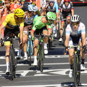 It was Matthews second Tour de France stage win having also enjoyed success at the 2016 event. Image: Sirotti.