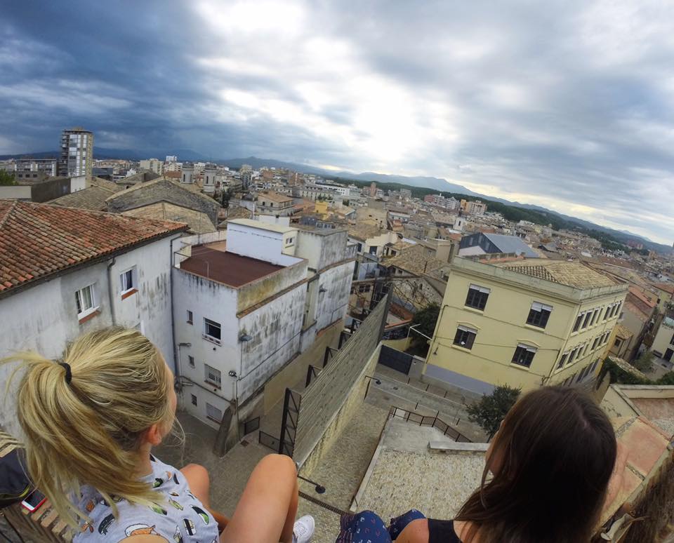 Traffic-free roads and stunning scenery ... two of the reasons 'Netti' loves training in Girona. Image: Nat Bromhead