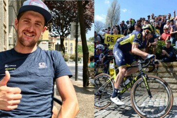 Jack Haig winning Stage 6 of the Tour of Poland solo by 51 seconds. Haig says his attention now turns to the Vuelta and ensuring teammates Adam and Simon Yates along with Esteban Chaves reach as high as possible on General Classification. Image: Sirotti.