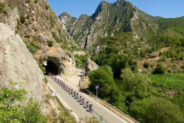 Chris Froome of Team Sky is now in the red leader's jersey at la Vuelta. Image: Sirotti