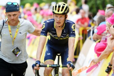 23yo Orica-Scott rider Jack Haig after his solo victory at Stage 6 of the Tour of Poland. Image: Sirotti.