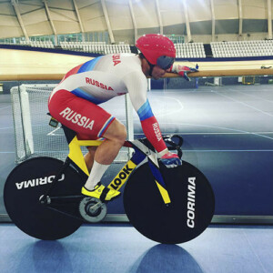 Shane Perkins trackside in St Petersburg during the week. Image: Facebook.