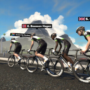 Go Zwift for the opportunity to train with some of the best pros in the business, the riders of WorldTour team Dimension Data for Qhubeka.