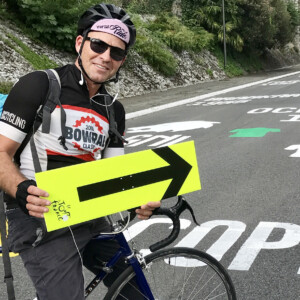 38 degrees on the Garmin and climbing 6.5% on an old school cluster ... not fun.