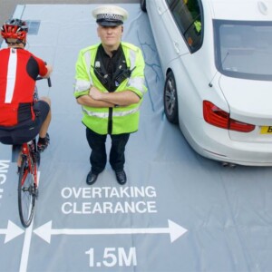 Nick with well-known cycling legend Phil Liggett. Image: Supplied