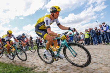 Peter Sagan meets 'Oppy', the Tour Down Under mascot.
