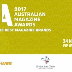 Accepting the award at the 2017 Australian Event Awards and Symposium in Caloundra were James Yaffa, of Yaffa Media, and Vanessa Burges, Bowral Classic Event Manager.