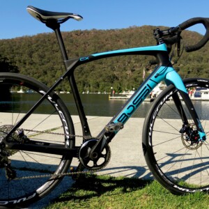 The futuristic TechnoGym MYCYCLING indoor trainer is here and now.