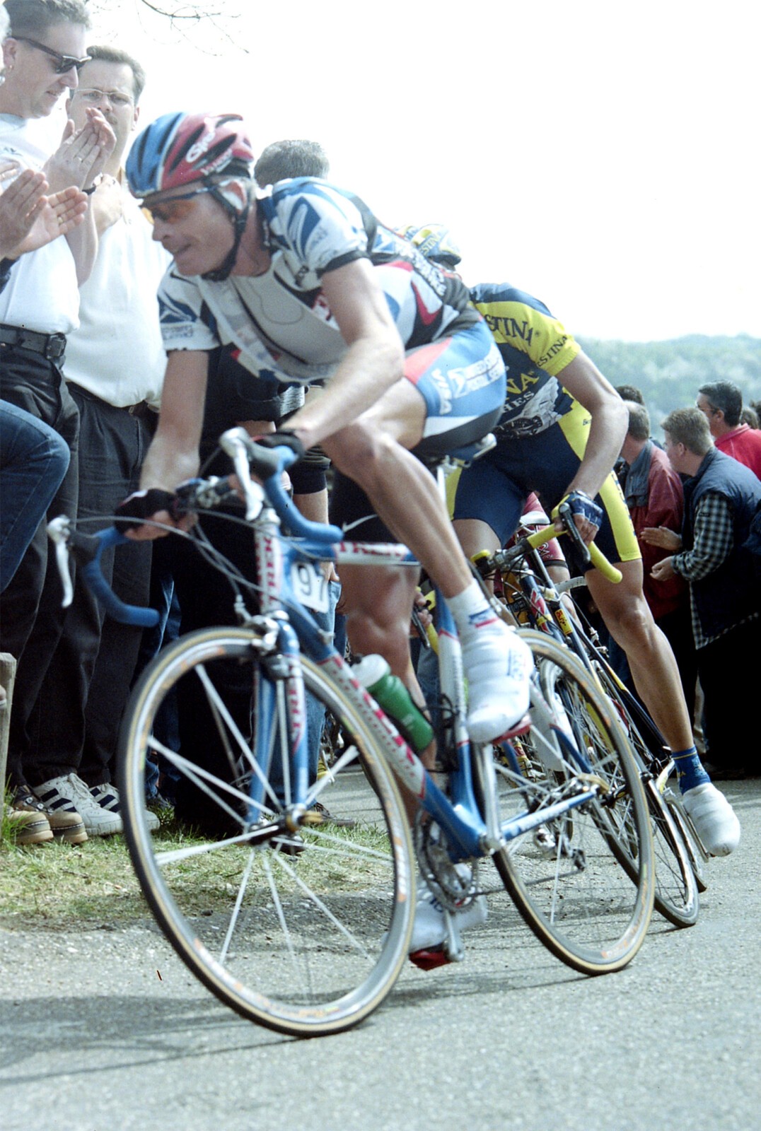 Joker riding the 2000 Amstel Gold Race for the US Postal team. Image: Sirotti.