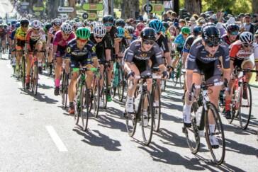Chris Froome in action on Stage 18 of the 2017 La Vuelta - later in the day he returned a positive test for an excess amount of asthma medication Salbutamol. Image: Sirotti