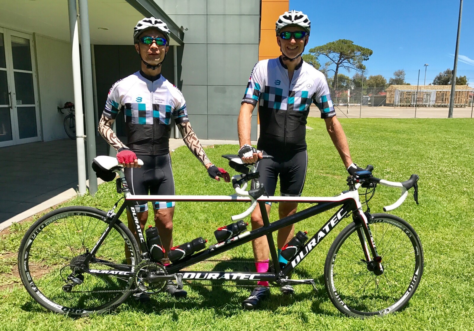 Simon Wong puts in 200 to 300km a week on the bike - an enviable training regime.