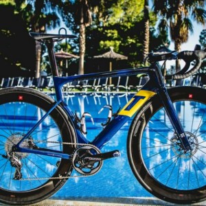Richie Porte with supporters prior to the start of Stage 4 of the 2018 Santos Tour Down Under. Image: Nat Bromhead.
