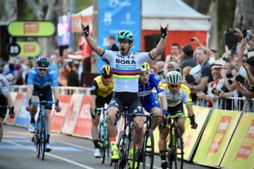 Stage 1 of the 2018 Santos Tour Down Under starts in Port Adelaide at  11am and will finish in Lyndoch some 145km away.