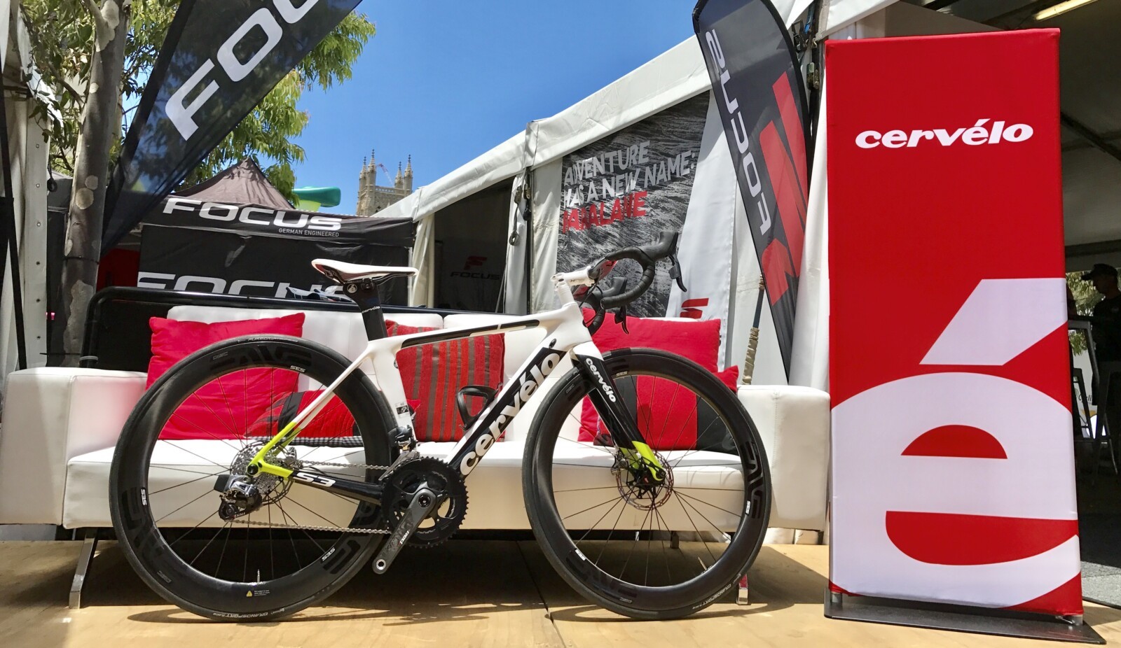 First Look Cervelo Launch S3 Disc Test Ride At TDU Bicycling Australia