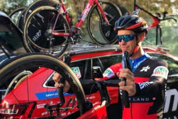 Richie Porte, defending champion of the Tour of Romandie, finished the race third overall and says his main focus now is the Tour de France in July. Image: BMC Racing Team