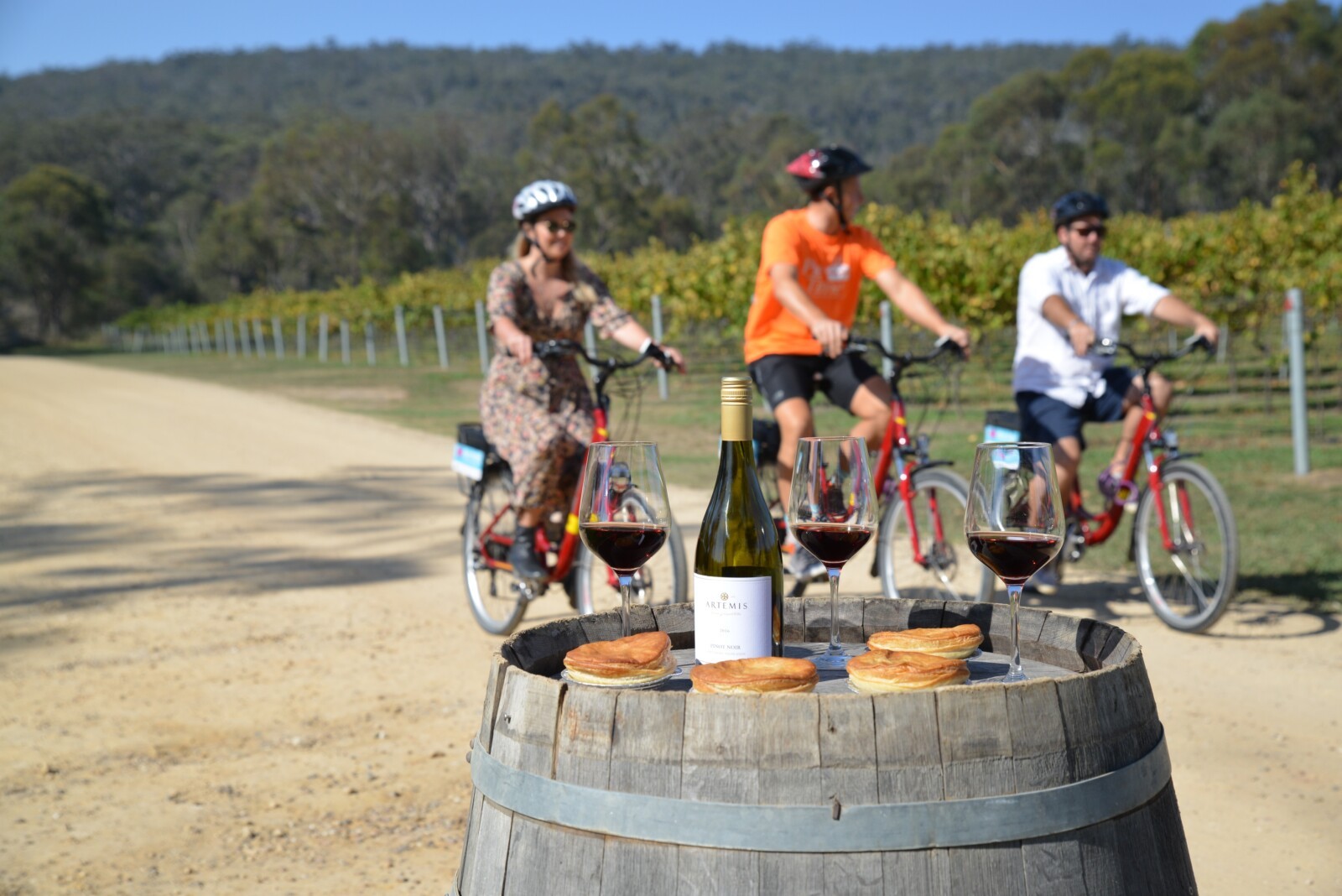Artemis Winery, one of the stops on the Highlands cycle tour.