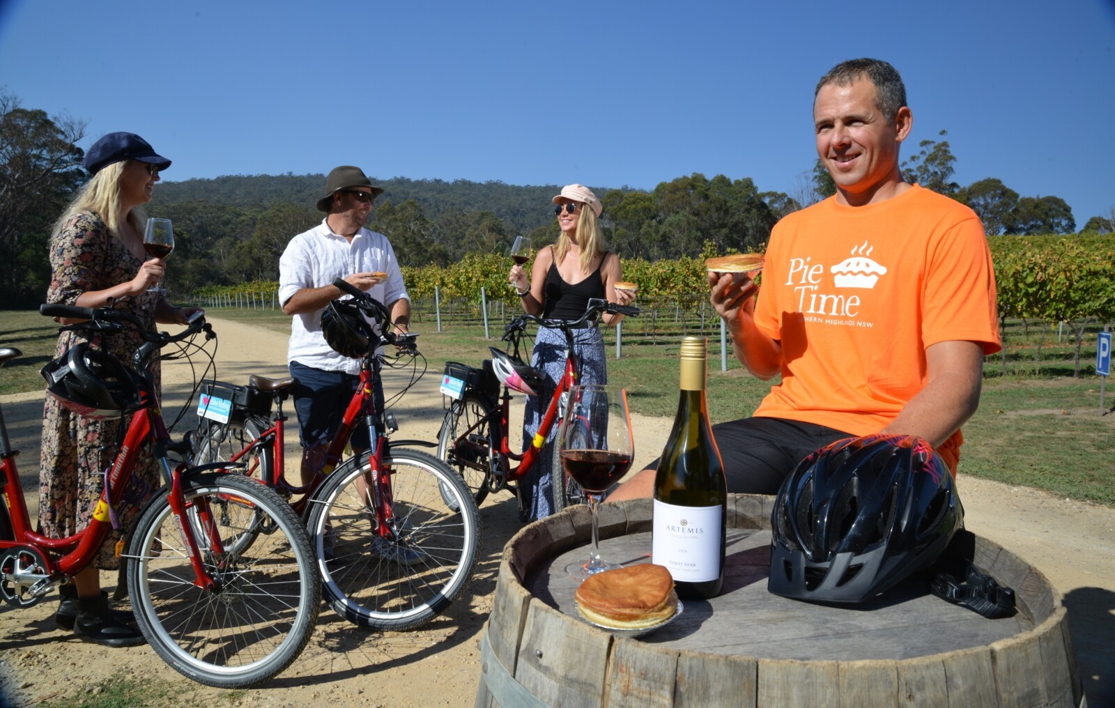 Artemis Winery, one of the stops on the Highlands cycle tour.