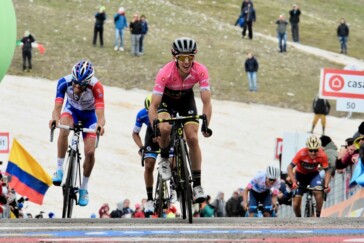 The first major climbing test of the 2018 Giro - the challenging Mt Etna stage. Image: Giro d'Italia