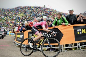The first major climbing test of the 2018 Giro - the challenging Mt Etna stage. Image: Giro d'Italia