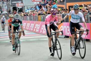 The first major climbing test of the 2018 Giro - the challenging Mt Etna stage. Image: Giro d'Italia