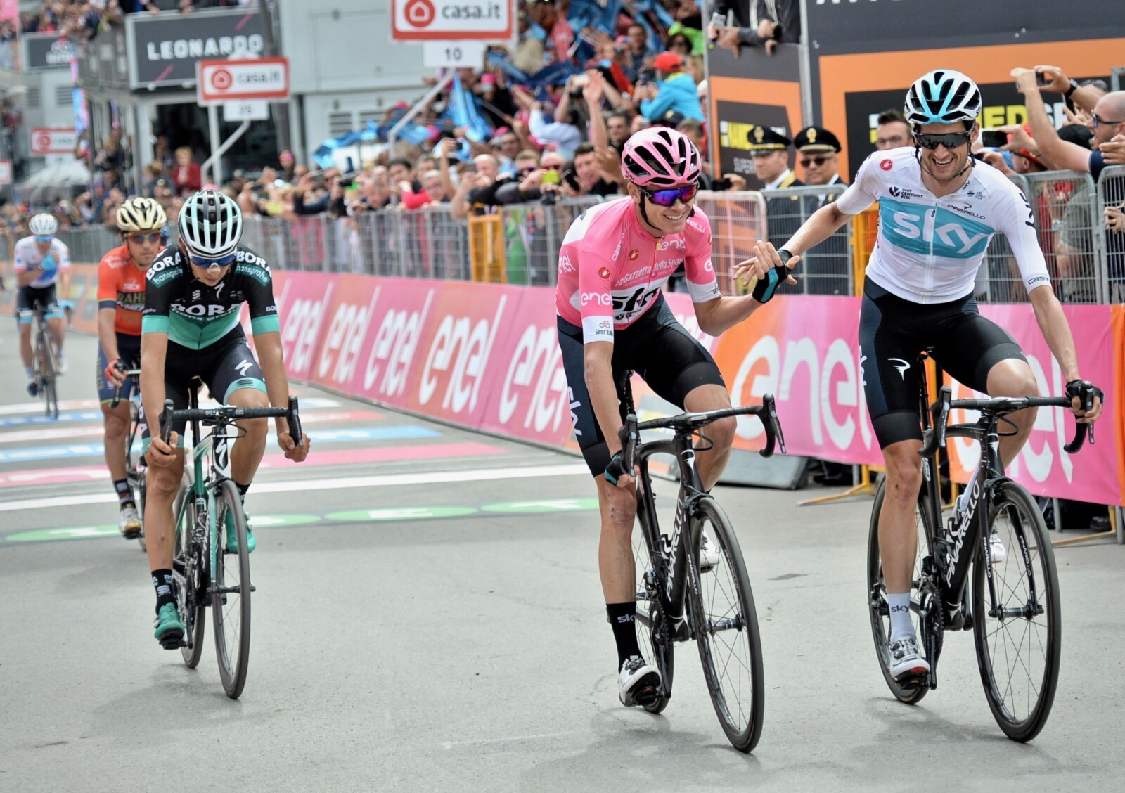 The first major climbing test of the 2018 Giro - the challenging Mt Etna stage. Image: Giro d'Italia