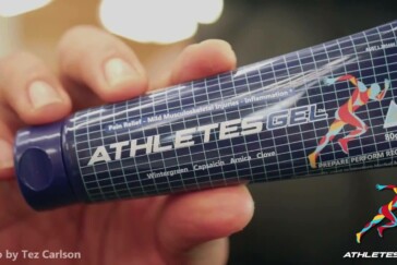 Riders had to rinse pepper spray from their eyes. Image Bob McPartland / Eurosport.