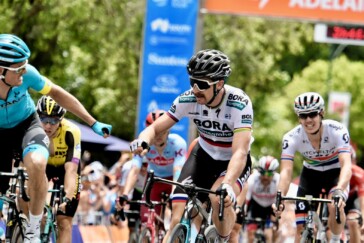 Riders of Stage 4 of the 2017 Santos Women's Tour - again the final stage of the women's tour will be held on the People's Choice Classic criterium course in North Adelaide on Sunday afternoon.