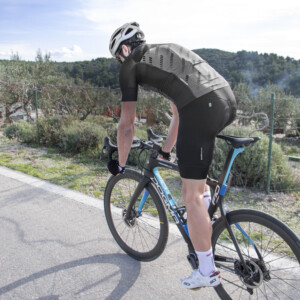 Riders make their way along the David Low Way south of Noosa, one of the region's 'must ride' roads. Image: Nat Bromhead.