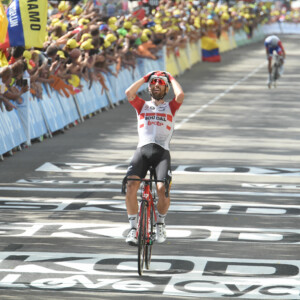 Riders of the 2018 Tour de France make their way along the Champs de Elysees during the finishing circuits of the 2018 Tour. Image: Sirotti