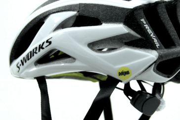 Megan Scott (white jersey) celebrates her Bowral Classic success with members of the Giant Sydney Cycling Club at the event village.