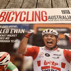 Cancellara reached the finish line and rested on the floor after an all-out time trial where only seconds split the field on Stage 1 of the Giro. Photo by Sirotti