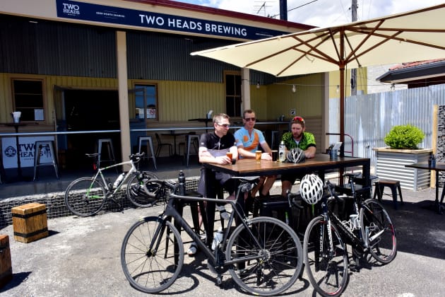 Rising temperatures call for a refreshing post-ride brew.
