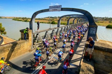 Cam Meyer celebrates after winning the 2020 National Jersey. Image: Mitchelton-Scott Instagram.