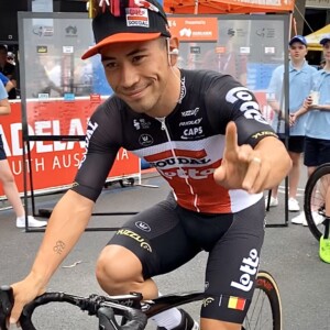 Stage 3 of the TDU passed through Cudlee Creek, an area severely impacted by fire just weeks earlier. Image: Nat Bromhead