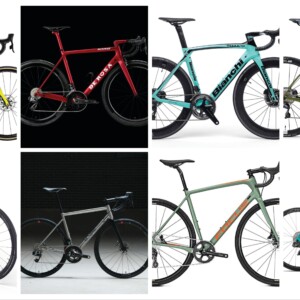 Julia continued to train through her pregnancy using the online Zwift platform.