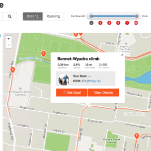 Julia continued to train through her pregnancy using the online Zwift platform.
