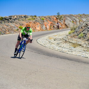 Alison McCormack (centre) has ridden two Noosa Classic events and plans to return for her third.