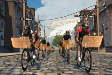 Alison McCormack (centre) has ridden two Noosa Classic events and plans to return for her third.