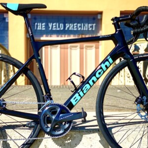 Caleb Ewan after winning Stage 2 of the 2017 Tour Down Under. Image: Nat Bromhead.